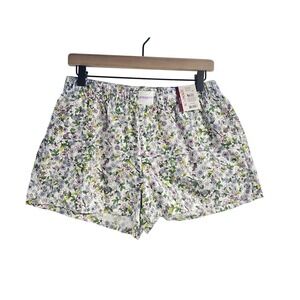 JOYSFUN Women's Sleep Shorts Size S Floral Print Lounge Pajama Shorts